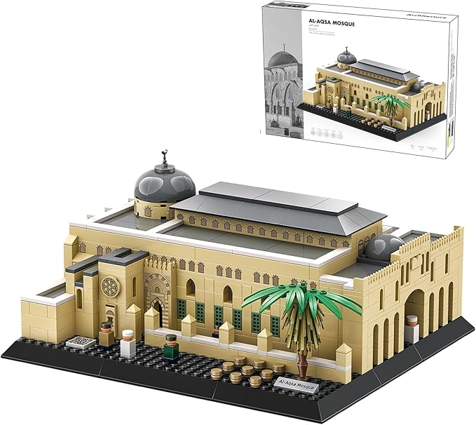 AL-AQSA Mosque Building Blocks Sets Architecture Model Toys Eid Gift for Muslim Adutls Teens 768 PCS