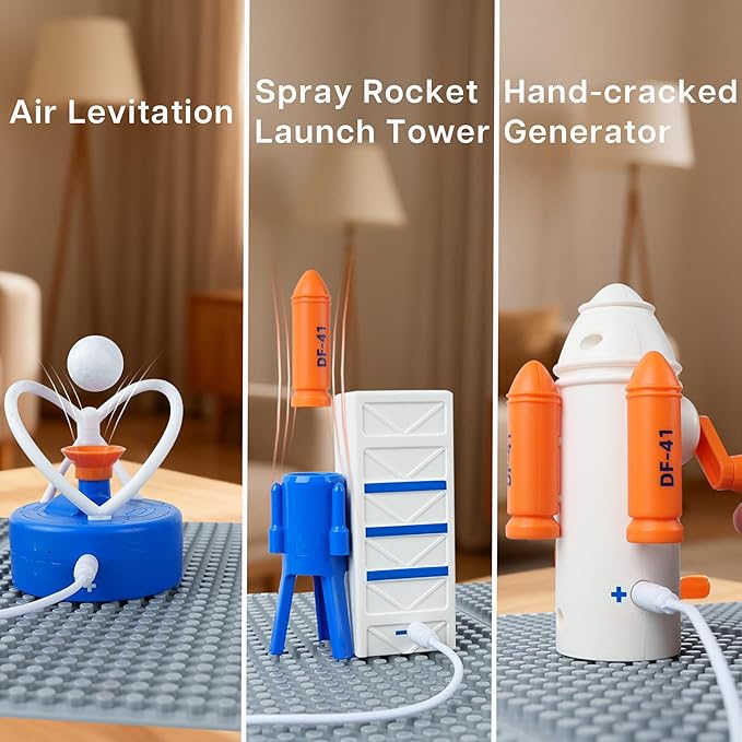 Science Kits for Kids, Space Theme Circuit Exploration Kits with 300+ Projects & Voice Control, STEM Toys Electronics Circuit Board for Kids 8-12, Birthday Gift for Boys (Advanced Edition)