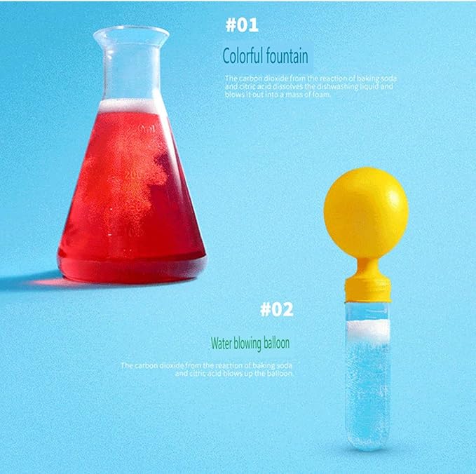 Children's Science Kit - STEM Chemistry Experiments, Fun Hands On Lab Activities, Educational Learning Toy for Kids Home School Classroom, Interactive Science Set, 132 Experiment Projects