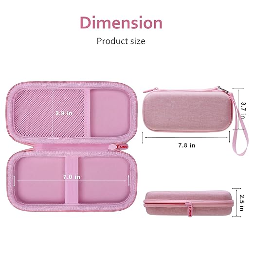 XANAD 3D Pen Case Compatible with 3Doodler Start+ Essentials/Scrib3D P1 Advanced/MYNT3D 3D Printing Pen for Kids, Pink