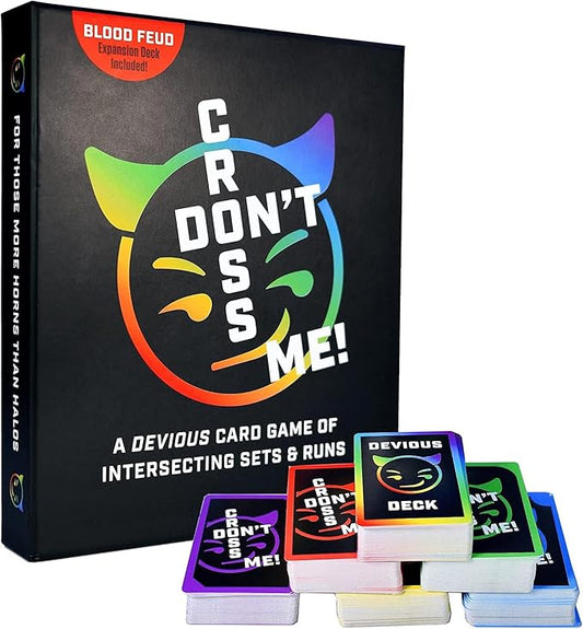 Don’t Cross Me! – Fast, Easy-to-Learn Family Card Game for Ages 8+ | Laugh, Block & Outsmart Each Other in 10–15 Minute Rounds | 2–5 Players • Perfect for Game Night Fun