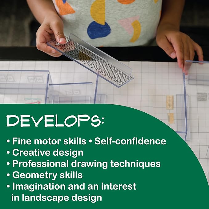 MindWare Art-chitect Landscape Designer for Kids – 3D Landscape Design Kit for Kids Ages 8 and Up – Learn The Basics of Architecture As You Design Start to Finish