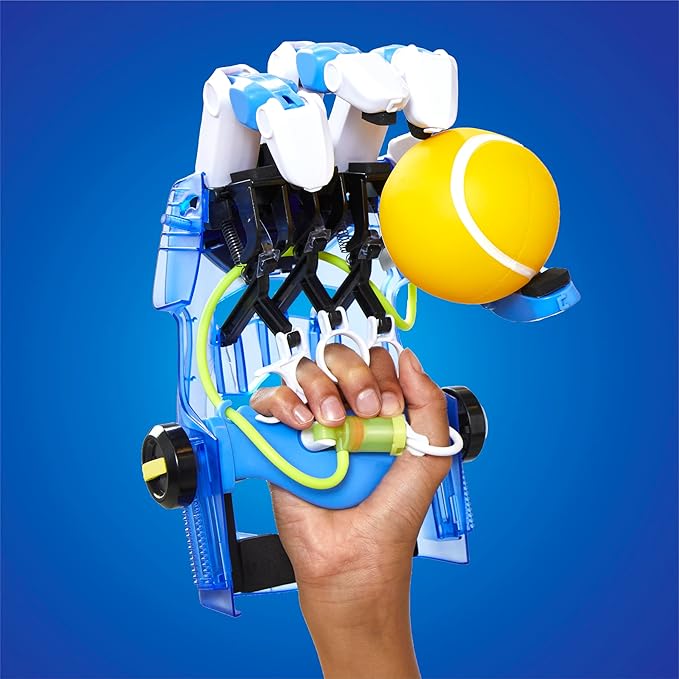 Discovery Bionic Hand Robotics Kit – 87-Piece DIY STEM Toy for Kids| Build Your Own Wearable Robotic Hand| Hydraulic Cyborg Superhero Toy| Science & Engineering Model Kit| Boys & Girls Gift Ages 8+