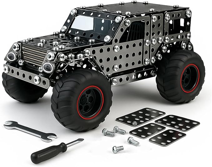 Engineering 20-in-1 Motorized STEM Building Kit – 600+ Pieces Construction Toy Set for Kids Girls Boys