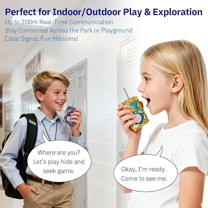 Science Kits for Kids Age 8-12, DIY Electronic Walkie-Talkie Stem Toys for Boys Age 8-12, Engineering STEM Kits for Kids Age 12-14, Gift for Boys&Girls