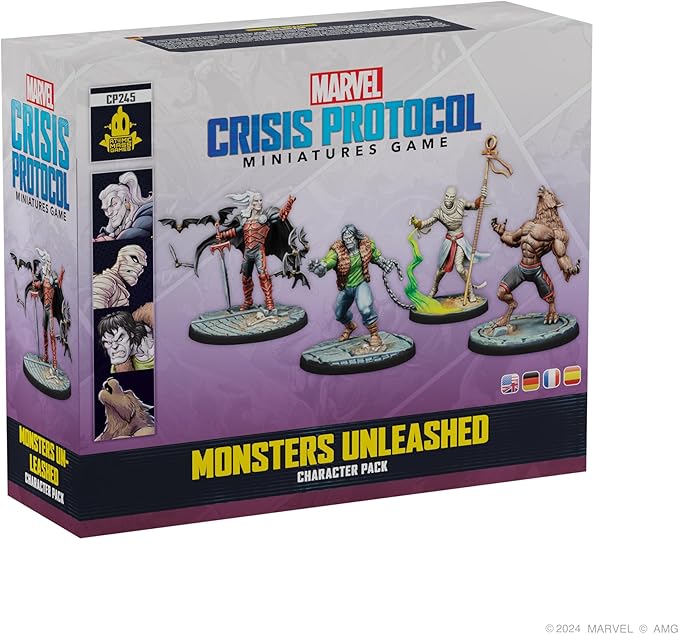 Marvel: Crisis Protocol Tomb of Dracula Character Pack - Add Supernatural Legends to Your Team! Tabletop Superhero Game, Ages 14+, 2 Players, 90 Min Playtime, Made by Atomic Mass Games