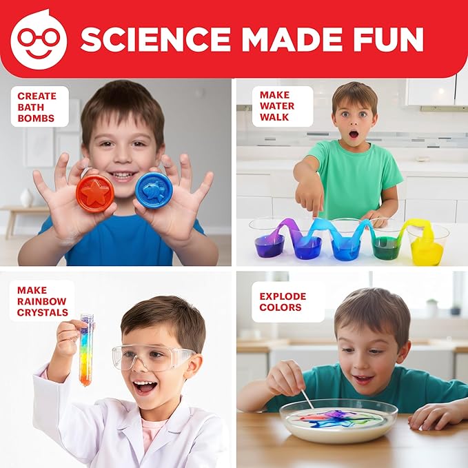 Doctor Jupiter Ultimate Science Kit, Chemistry Set for Kids Ages 8-10-12-14 Ideas for Boys & Girls 8,9,10+ Years Old| STEM Toy with 135+ Experiments| Learning & Educational Projects