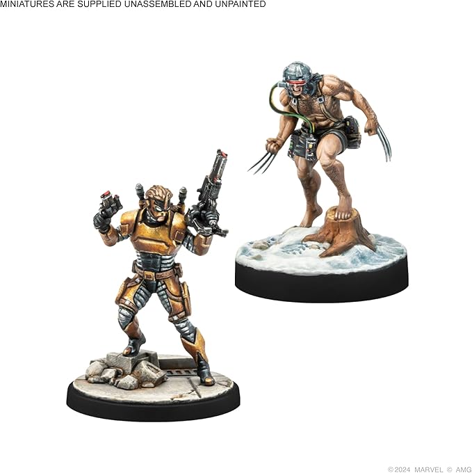 Marvel: Crisis Protocol Weapon X & Maverick Character Pack - Tabletop Superhero Game, Ages 14+, 2 Players, 90 Minute Playtime, Made by Atomic Mass Games