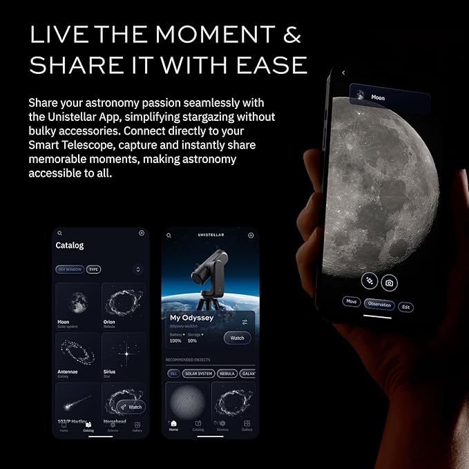 UNISTELLAR Bundle: Odyssey PRO Smart Telescope + Official Backpack (2 Items)