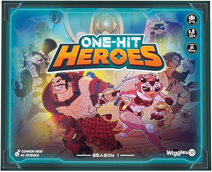 Wiggles 3D One-Hit Heroes Big Box Limited Edition – Cooperative Boss Battle Card Game 1–4 Players | Deck-Building | Superhero Co-op Adventure | Ages 10+ | from The Creators of 5-Minute Dungeon