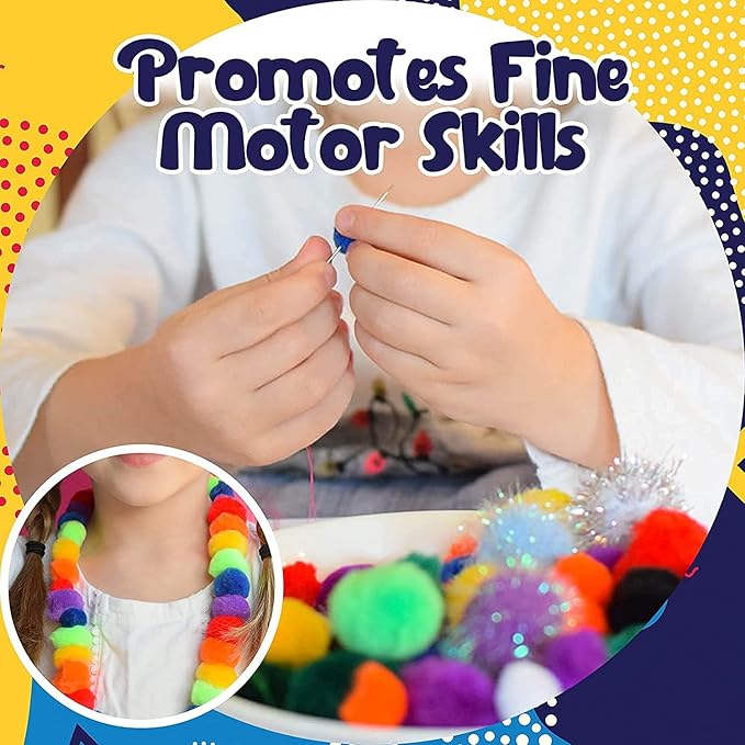 FUNZBO Arts and Crafts Supplies for Kids -Christmas Crafts Kits with Pipe Cleaners, Construction Paper, Pom poms Googly Eyes, Crafts for Kids Ages 4-8, School Craft Projects, Birathday Gifts for Girls