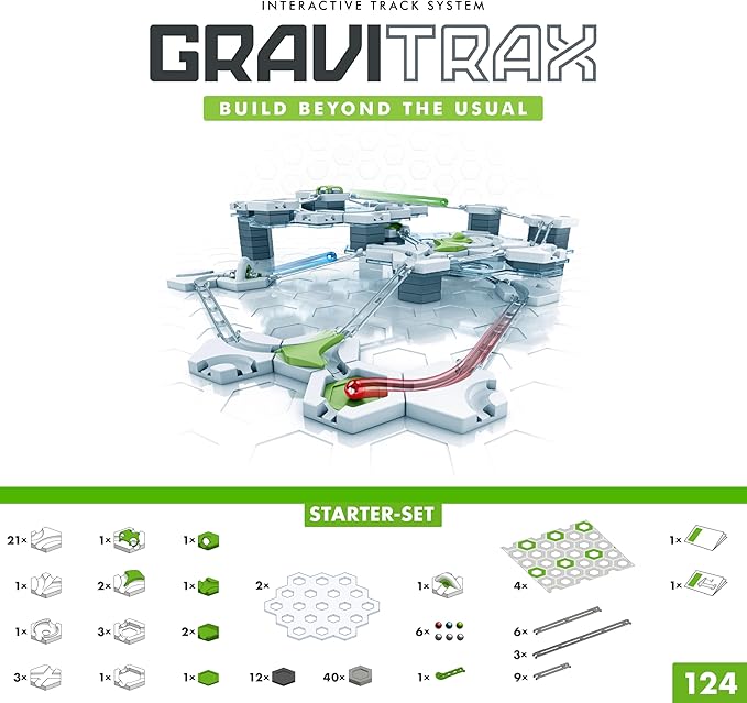 Ravensburger GraviTrax Starter Set - Gravity & Magnetic Marble Game - MESH Accredited STEM Toy for Kids - Brain-Building, Educational Gift - Engages Critical Thinking, Problem Solving - Ages 8+