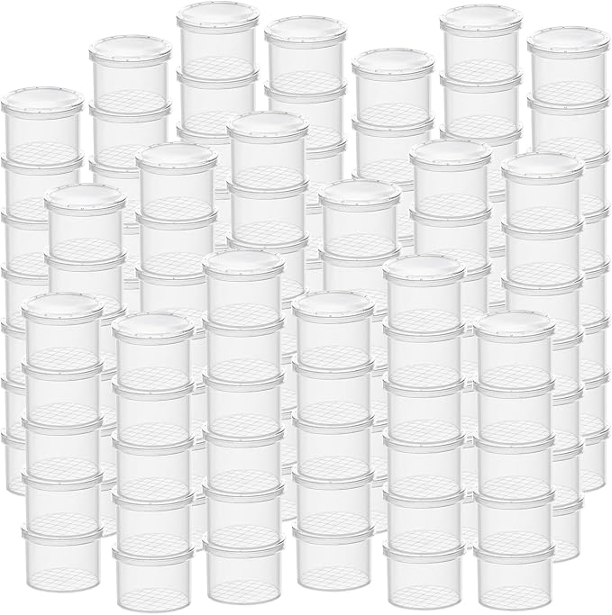 Coopay 120 Pieces Bug Viewer Critter Insect Cage Magnifying Insect Box Bug Magnifier Container Catcher Cage, Science Nature Exploration Tools