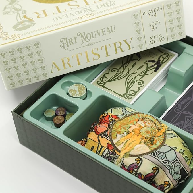 Artistry Board Game | Family Strategy Game | Ages 8+ | for 1-4 Players | Average Playtime 30-40 mins | Perfect for Family Game Night