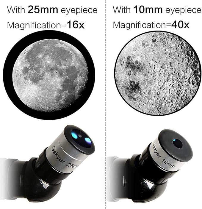 Gskyer Telescope, Telescopes for Adults, 80mm AZ Space Astronomical Refractor Telescope Kids, Adults Astronomy, German Technology Scope
