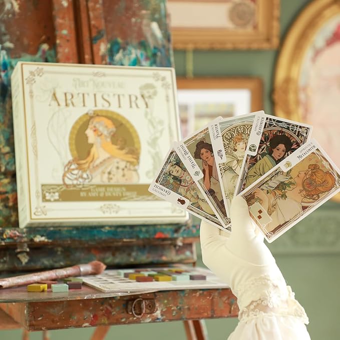 Artistry Board Game | Family Strategy Game | Ages 8+ | for 1-4 Players | Average Playtime 30-40 mins | Perfect for Family Game Night