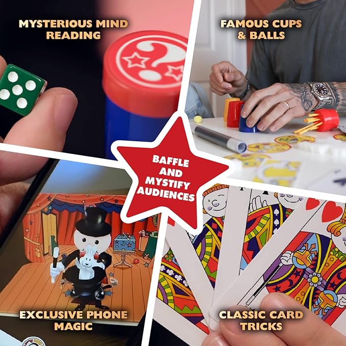 Marvin's Magic - 275 Ultimate Magic Tricks - Full Set - Kids Toys for Birthday - 275 Mind-Blowing Tricks & Illusions Included - Age 8+