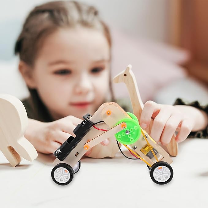 Generic DIY Electronic Worm Robot Kit for Stem Science Experiment Bioinspired Crawling Robotics Engineering for Boys and Learning Physics and Technology