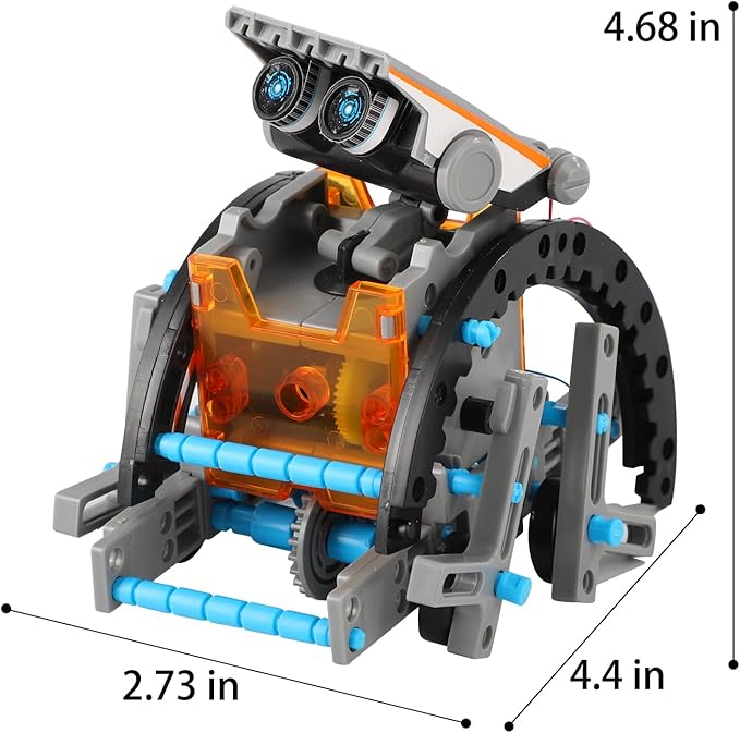 Lucky Doug Solar Power Kits Toys for Boys Ages 8-13, STEM Robot Kit Toys Gifts for Kids 8 9 10 11 12 13 Years, Educational Building Science Experiment Set Birthday for Kids Boys Girls