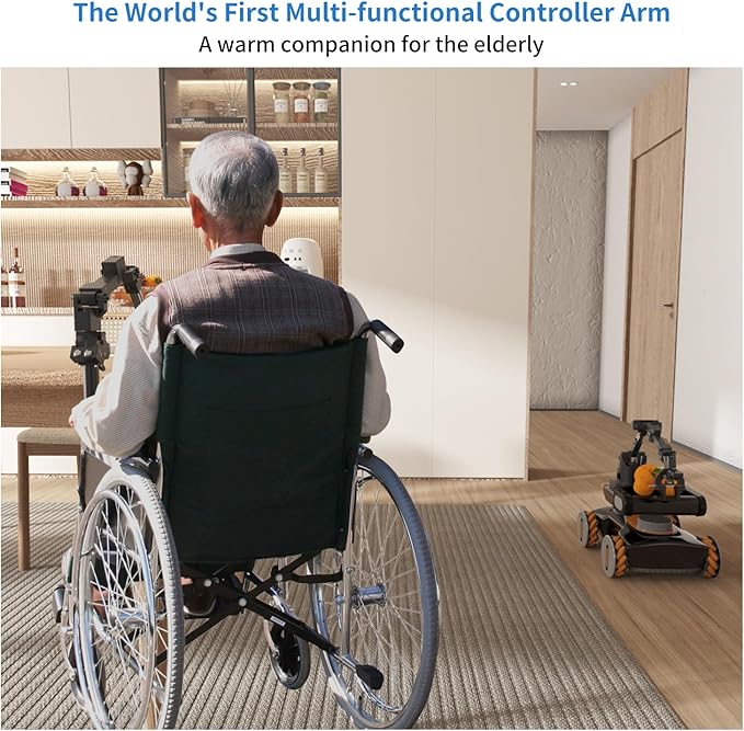 Easy-to-DIY AI Arm Servo Kit, Ultra Smooth ROS Embodied Intelligent Arm, Compatible with Hugging Face /LeRobot/Aloha Kit, Build Your Own Imitation Learning, Human Teaching Efficiently and Quickly