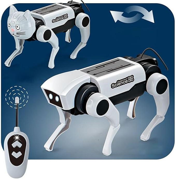 Robot Dog, Fun Interactive Design, 1 Piece, Children Robot Building Set, Science Experiment Robotics Kit, Skill Building, for Bonding and Shared Educational