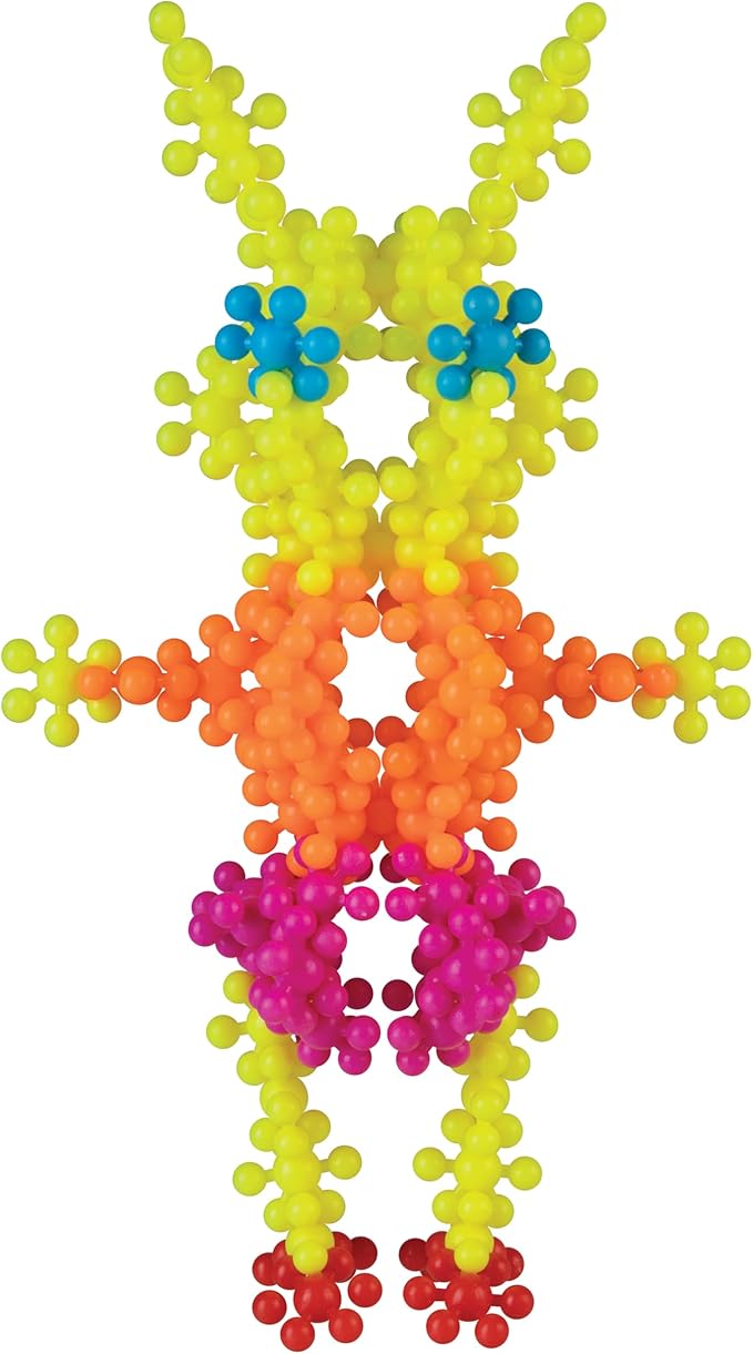 ORB Flower Snaps - 200 Pieces STEM Toys, Building Blocks for Kids - Flower Shaped Interlocking Clip Together Building Discs - Fun, Educational, Creative Connect Toys for Boys and Girls Ages 3 and Up