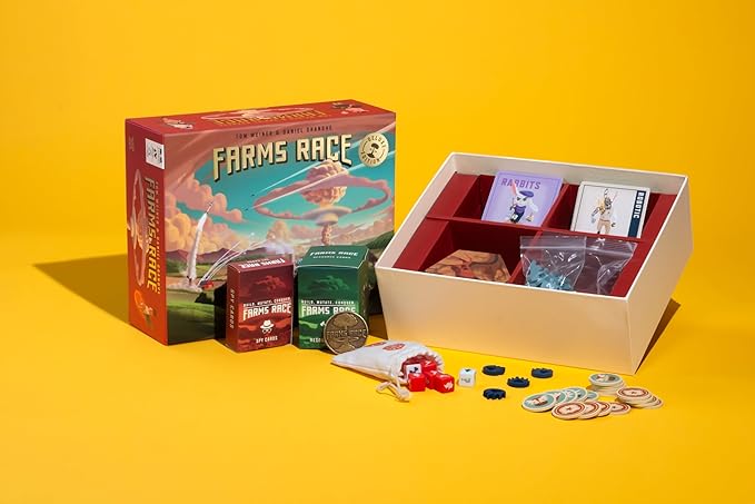 Deluxe Edition – Premium Strategy Board Game for Adults & Family, 2–5 Players, 1-2 Hours, Resource Management, Area Control, Asymmetric Powers w/Nuclear Farm Animals, Great for Game Night