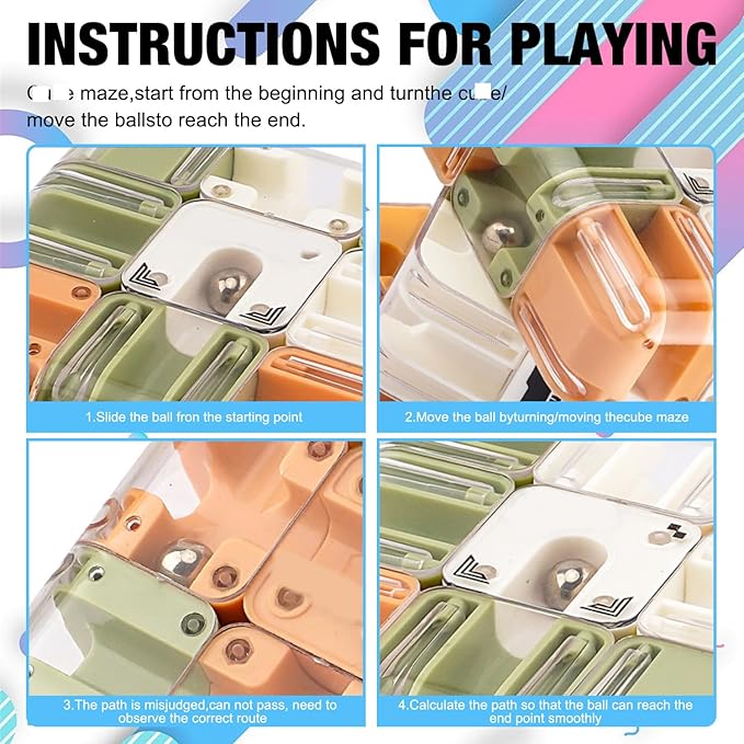 Large 3D Labyrinth Puzzle, Engaging Brain Teaser Toy, Mind Teaser Challenge Game, Cultivate Logical Thinking