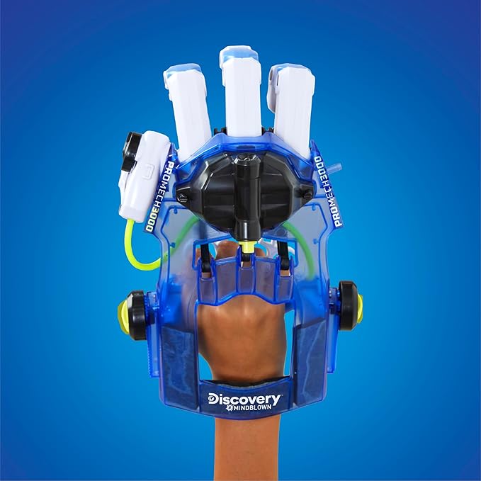 Discovery Bionic Hand Robotics Kit – 87-Piece DIY STEM Toy for Kids| Build Your Own Wearable Robotic Hand| Hydraulic Cyborg Superhero Toy| Science & Engineering Model Kit| Boys & Girls Gift Ages 8+