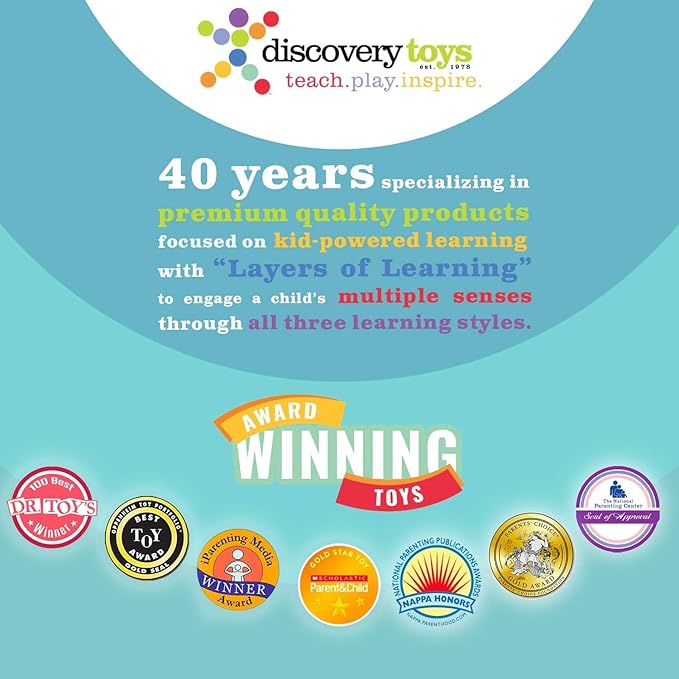 Discovery Toys Anti-Gravity Magnetic Science Experiment KIT | Magnetic Levitation Toy Spinner, Compass, Spring | Physics Stem Toy | Educational Gift for Kids | 7 Experiments Maglev Toy | 8+ yrs