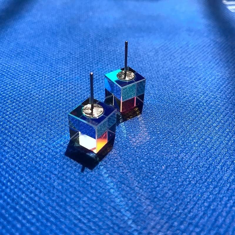 Prisms & Kaleidoscopes Color Prism Pendant Mini Small Necklace Six-Sided Light Lenses Science Classroom Optics Kits - Image 4
