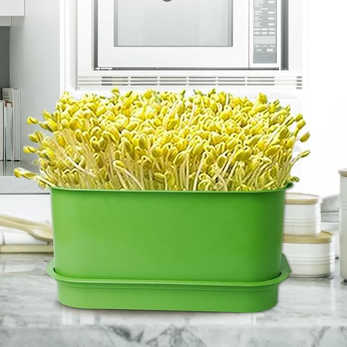 Sprouter Kits Bean Sprout Tray Microgreens Propagators Grow Trays Germinated Indoor Sprouting Tray Small Sprouter