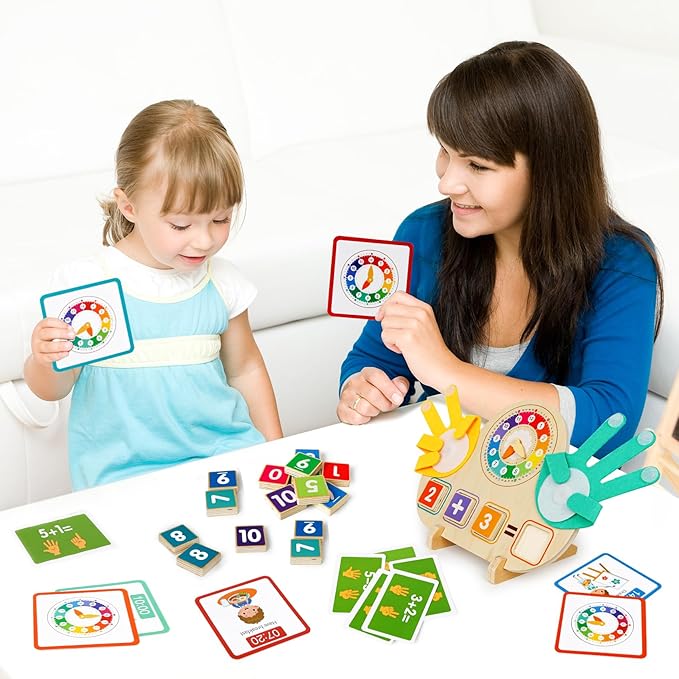 Toddler Learning Toys for 3+,Montessori Preschool Educational Learning Activities Counting & Number Blocks Toys Math Games Christmas Stocking Stuffers Gifts for Girl Boys