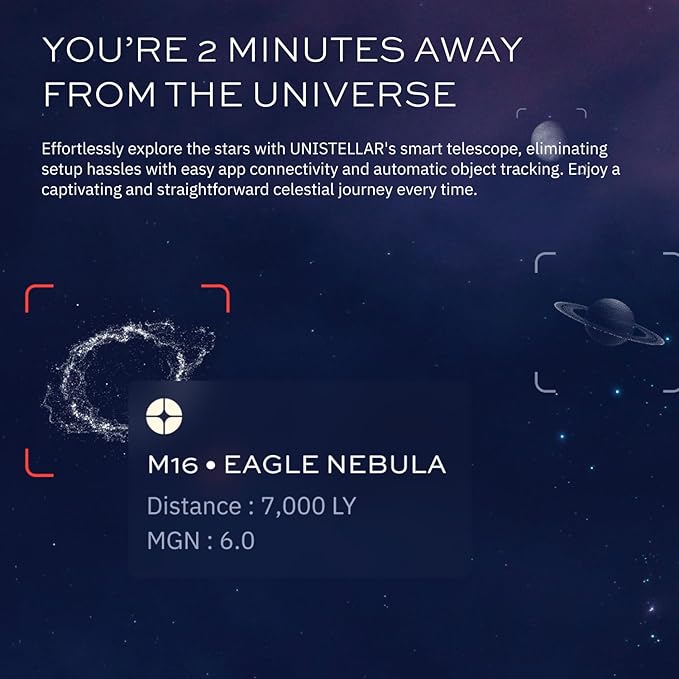 UNISTELLAR Bundle: Odyssey Smart Telescope + Official Backpack (2 Items)