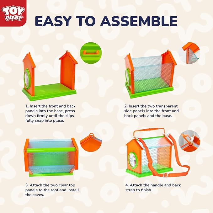 TOY Life Kids Explorer Kit with Bug Catcher for Kids, Bug Catching Kit with Bug Toys, Kid Safari Vest & Hat, Compass, Binoculars, Magnifying Glass, Educational Outdoor Toys Girls Kid Adventure Kit