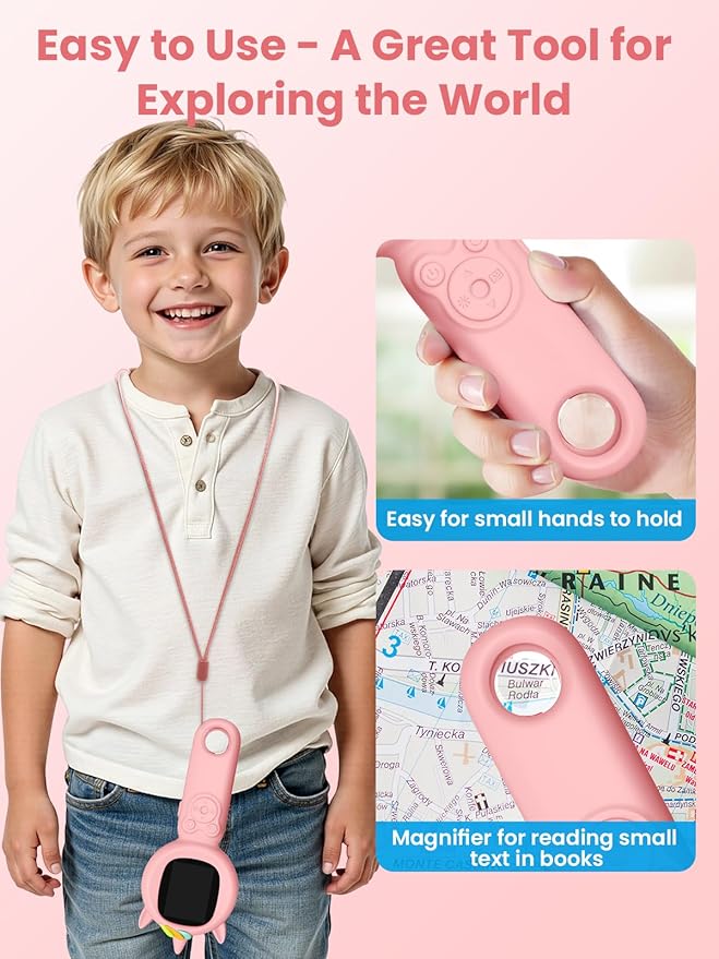 Microscope for Kids, Auto-Focus Handheld Digital Microscopes with 2.0" Screen, 8 LEDs Rechargeable Pocket Mini Microscope Christmas Gifts Educational Science Toys for Ages 5 6 7 8 9 10 11 12