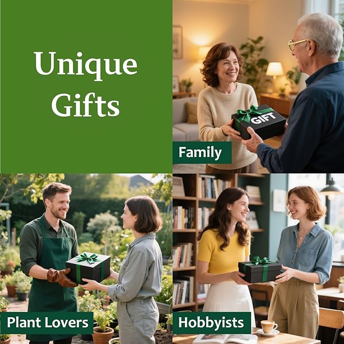 Organic Indoor Herb Garden Start Kit - Unique Gifts for Women, Christmas Gifts for Adults, Easy House Plant- Birthday for Women,House Warming Gift New Home- Fresh Herb Garden DIY Crafts for Adults