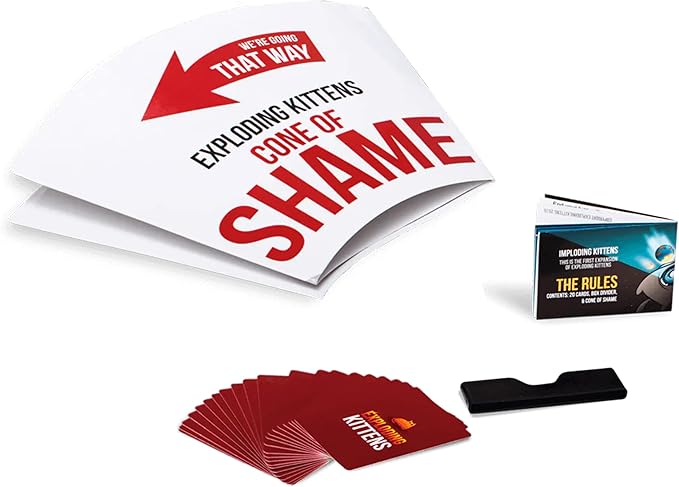 Imploding Kittens Expansion Set - A Russian Roulette Card Game, Easy Family-Friendly Party Games for Adults, Teens & Kids - 20 Card Add-on