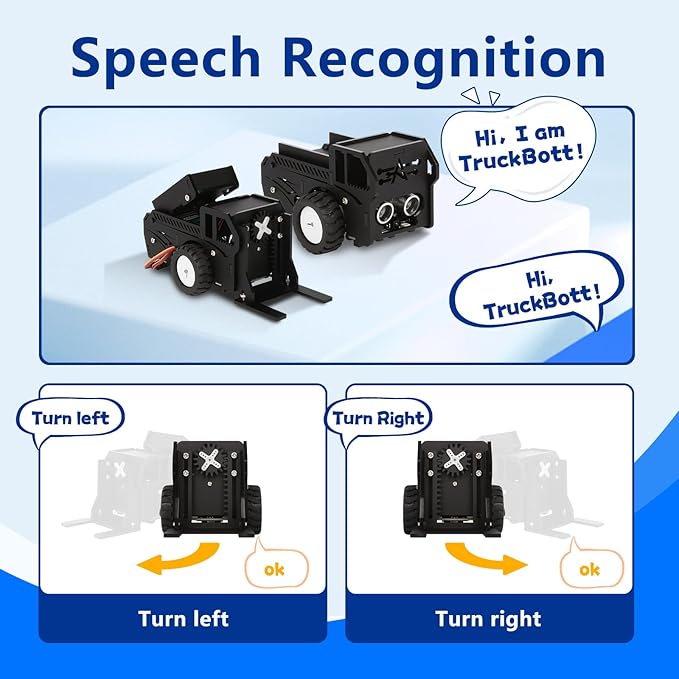 ACEBOTT Robotics for Kids Ages 12+, 2 in 1 Smart Robot Car Kit Compatible with Arduino & Scratch, STEM Toys Coding Robot Kit for STEM Classroom & Home Education, Gifts for Kids and Teens