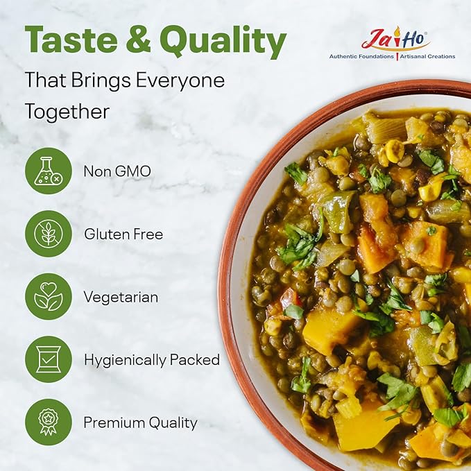Jai Ho Certified Organic Moong Mung Split Dal with Skin Husk 4 lb | Green Gram Split | USDA Organic | Non-GMO | Chemical-Free | Kosher