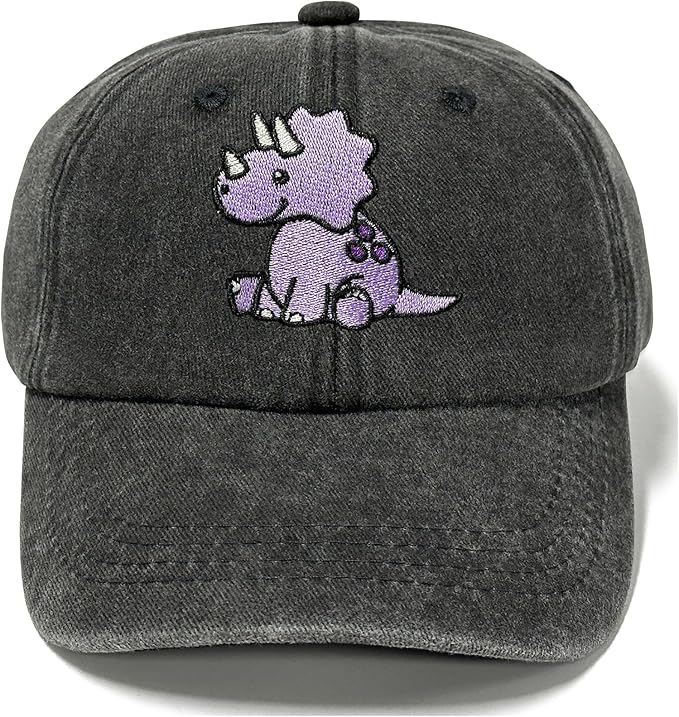 Adjustable Embroidered Animal Baseball Hat for Toddler Kid