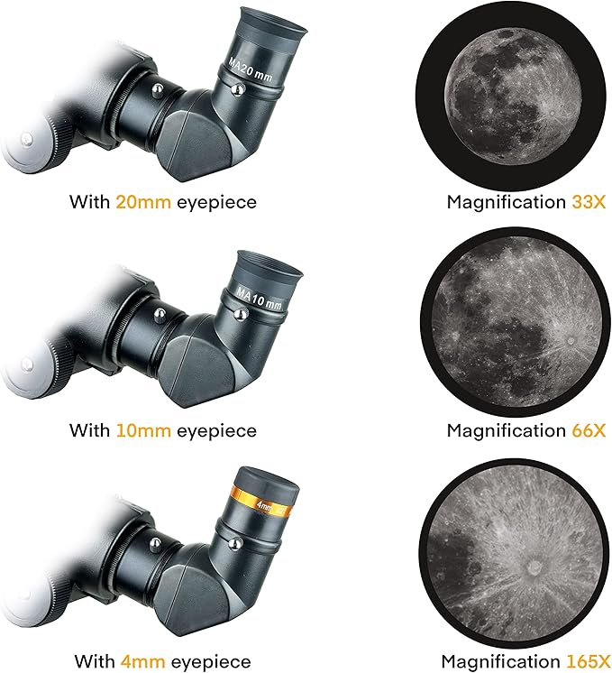SpectrumOI Telescope for Adults and Kids, 102mm (4") Refractor Telescope, Beginner Telescope for Adults and Kids 8-12, EQ Mount Telescope, Telescopio Profesional with Phone Adapter Wireless Remote…