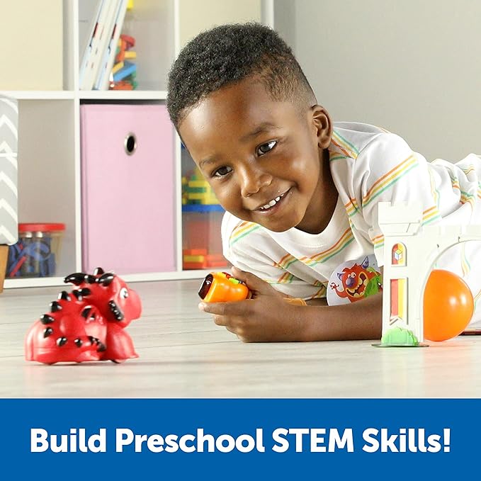 Learning Resources Coding Critters MagiCoders: Blazer the Dragon - Robotics for Kids, STEM Programming, Scientific Building Toys, Engineering Gift Set, Games for Boys and Girls