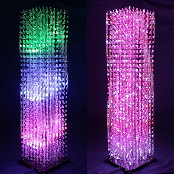 3D Led Cube Kit DIY Electronics Kit (8X8X32RGB-DIY-KIT)