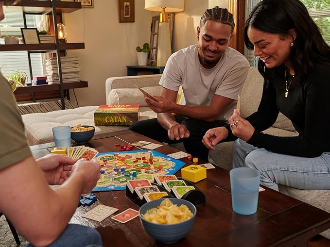 CATAN Board Game (6th Edition) Trade, Build & Settle in The Classic Strategy Game for Family, Kids & Adults, Ages 10+, 3-4 Players, 60-90 Min Playtime
