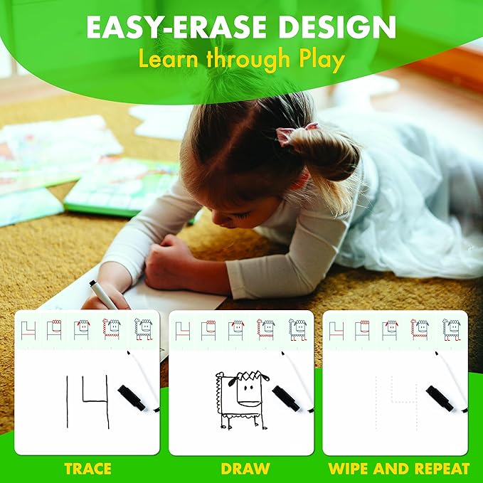 Learning Activity - Drawing with Numbers Educational Game, Perfect for Kids, Preschoolers Who Love Toys, Art and Craft Activities, Gifts for Girls and Boys Ages 3, 4, 5, 6