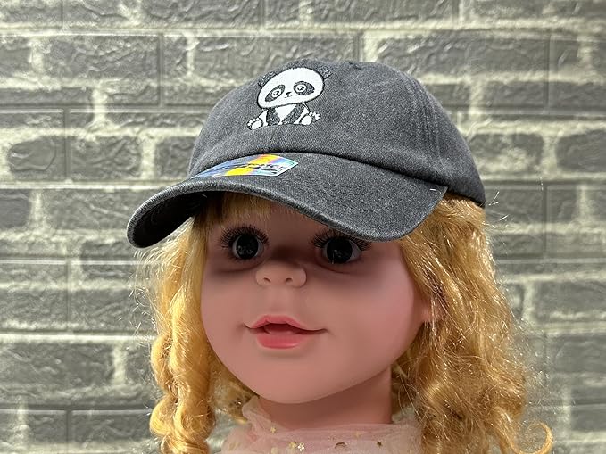 Adjustable Embroidered Animal Baseball Hat for Toddler Kid