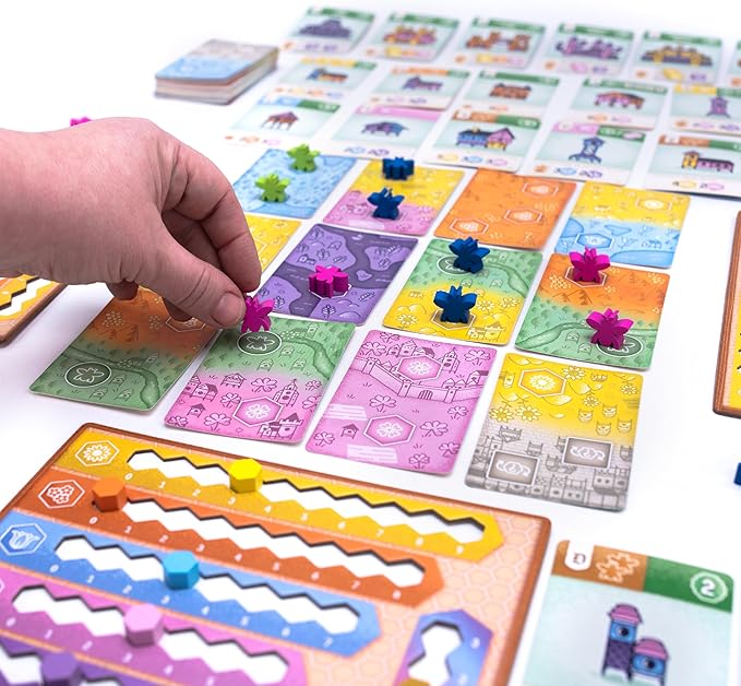 AEG & Flatout Games | Propolis - Big Engine Building Worker Placement Strategy Game in a Small Box | Deploy Bees, Build Hives | Ages 10+ | 1-4 Players