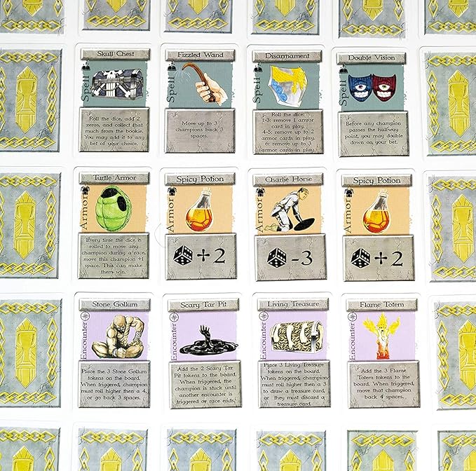 Rabbiteer Dungeon Derby - Family Friendly Strategy Board Game - Standard Edition - 3-6 Players