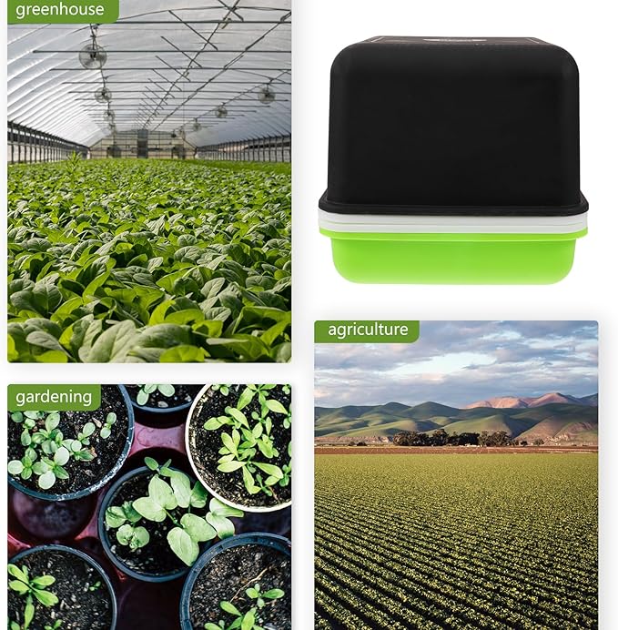 Peanut Sprout Water Propagator Tray Small Germination Starter Kit with Cover for Home Hydroponic Growing, Plant Sowing Container Garden Accessory